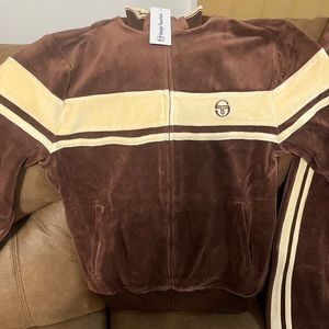 Sergio Tacchini sweat suit unisex Brown & Cream